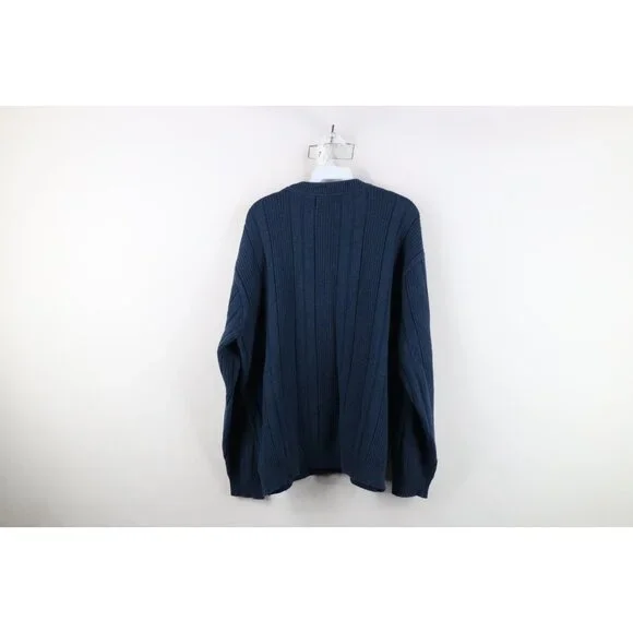 【深水光太着用】90s vintage blacks éponge Knit Vintage 80s Worthington black Knit Sweater, Embroidered